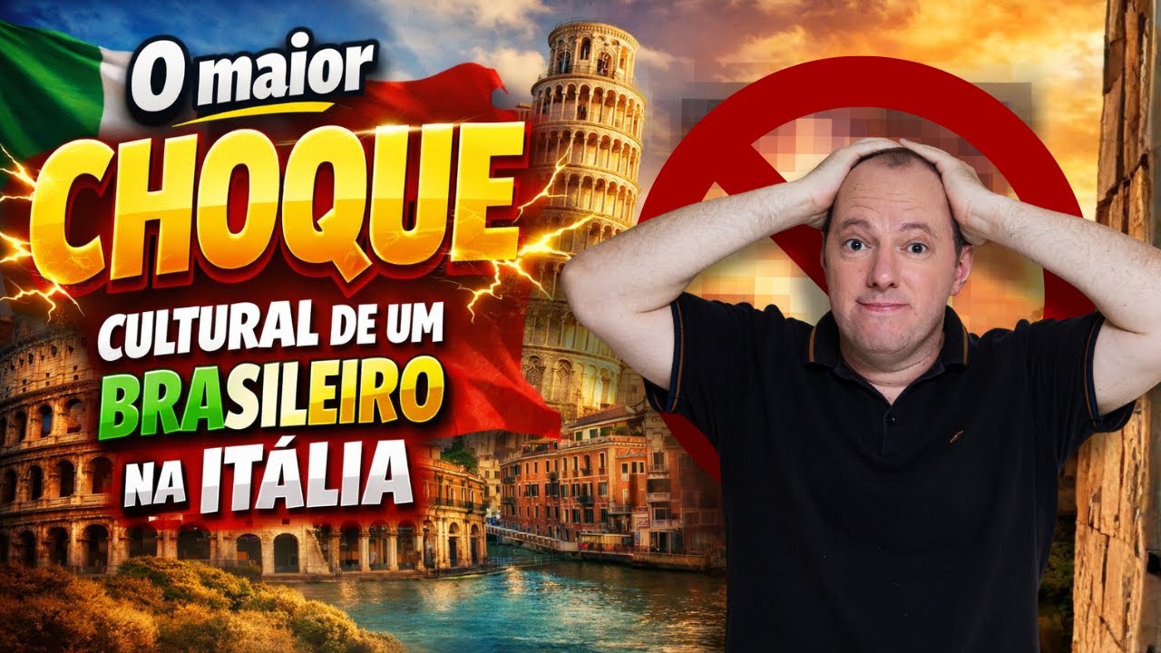 O maior CHOQUE cultural de um brasileiro na Itália