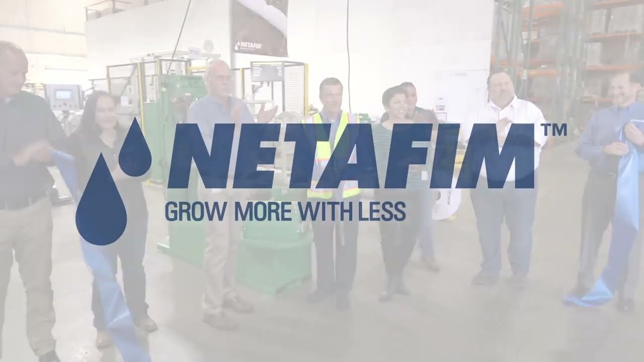 Netafim USA Welcomes FlexNet Production Line to Fresno, California