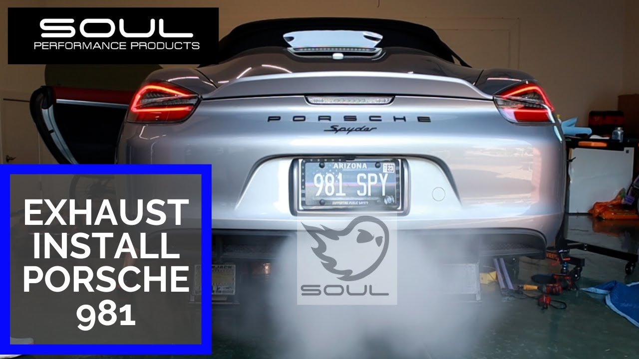 Установка уличной системы SOUL Valved на Porsche Boxster/Cayman 981