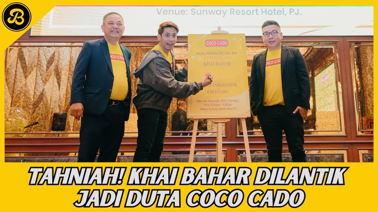KHAI BAHAR DILANTIK JADI DUTA COCO CADO