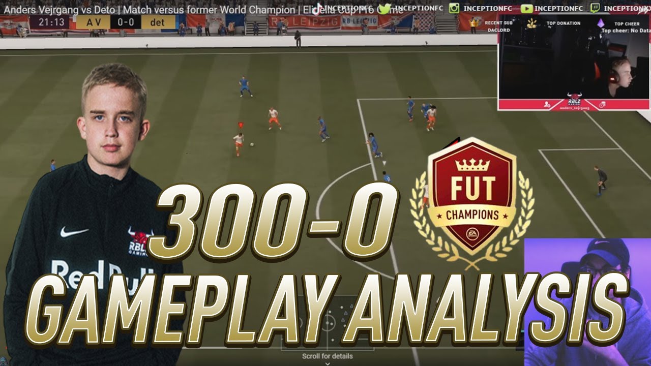 14 YEAR OLD ANDERS IS 300-0 IN FUTCHAMPS! GAMEPLAY BREAKDOWN/ANALYSIS - FIFA 21 ULTIMATE TEAM