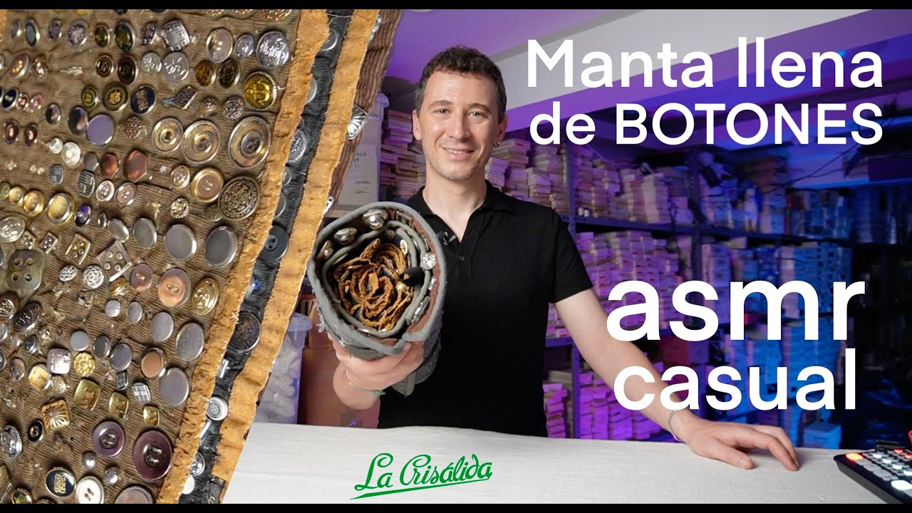 Una manta llena de botones | ASMR CASUAL
