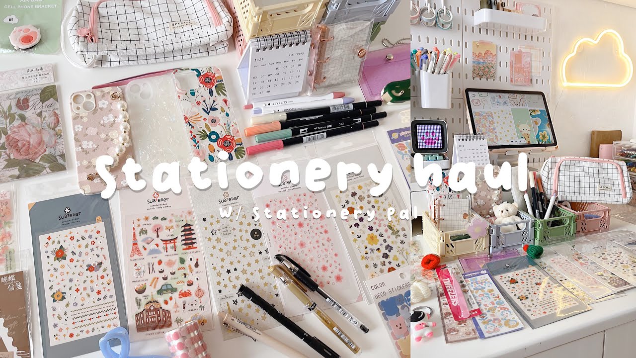 Haul de papelería bonita 2023 | ft. Stationery Pal 🌸