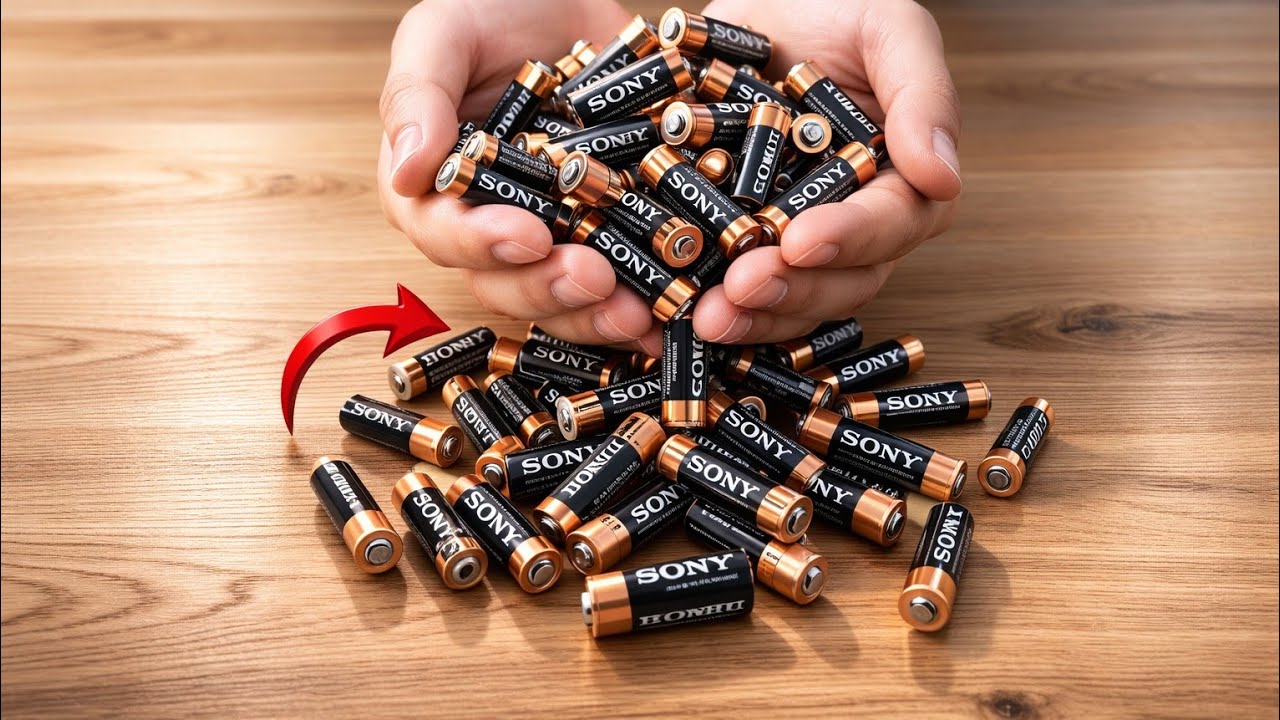 The secret of old 1.5V batteries! Every home needs it