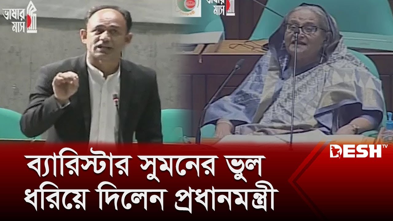 ব্যারিস্টার সুমনের ভুল ধরিয়ে দিলেন প্রধানমন্ত্রী | Barrister Suman | Parliament