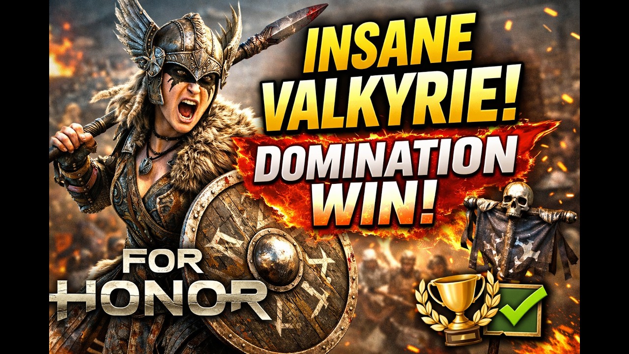Valkyrie Is OP?! 🔱 Crazy Domination Match | For Honor