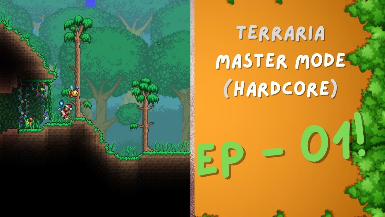 [01] TERRARIA - MASTERMODE - HARDCORE - NO COMMENTARY LONGPLAY