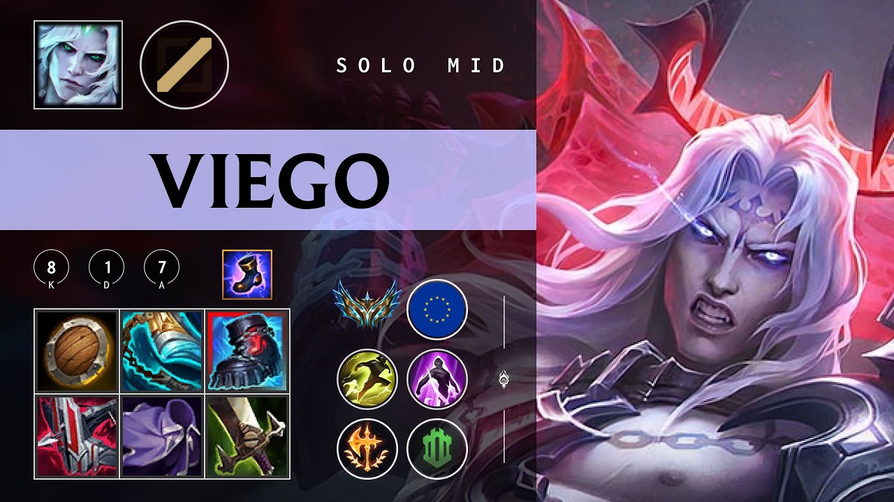 Viego Mid vs LeBlanc - EUW Challenger Patch 26.03