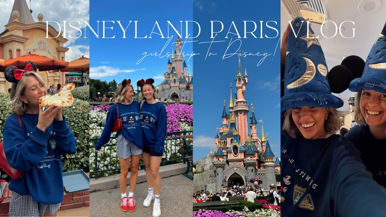 DISNEYLAND PARIS VLOG! BESTIE TRIP TO DISNEY LAND! COME WITH US TO DISNEY PARIS FOR THE FIRST TIME!