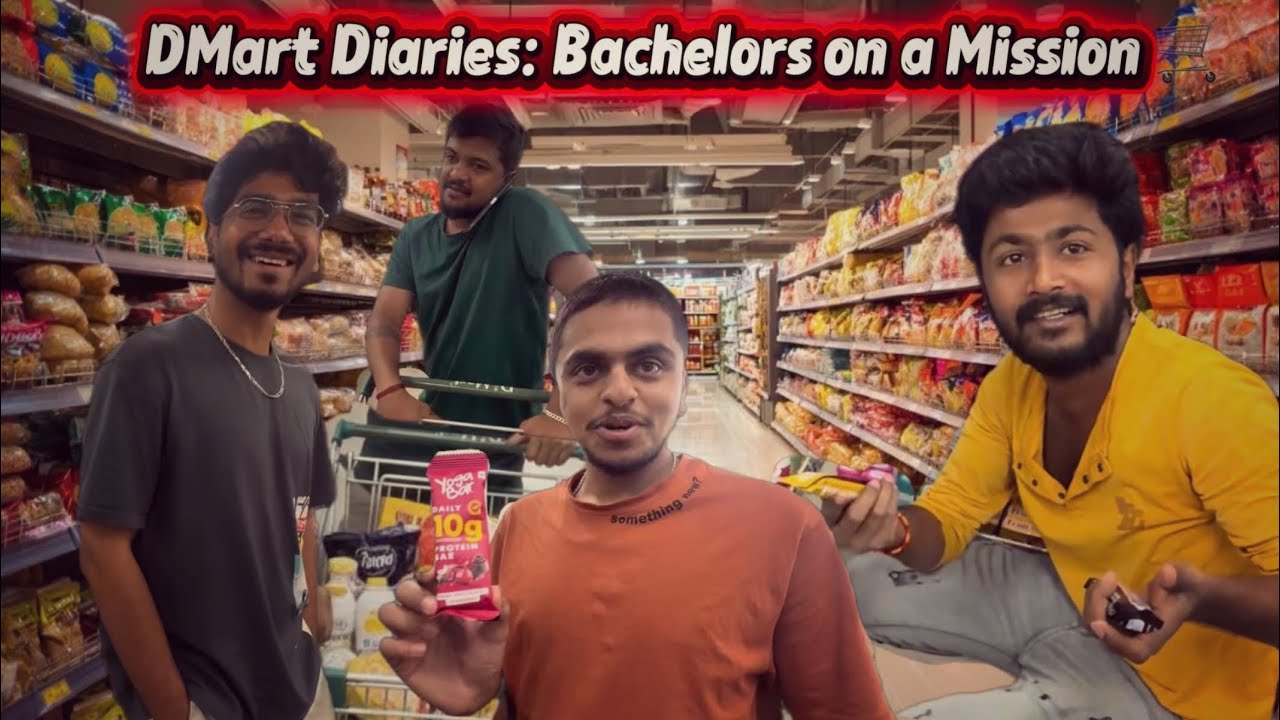 DMart Diaries: Bachelors on a Mission 🛒 | Budget Blunders & Bill Battles | GaniDiaries...✌️