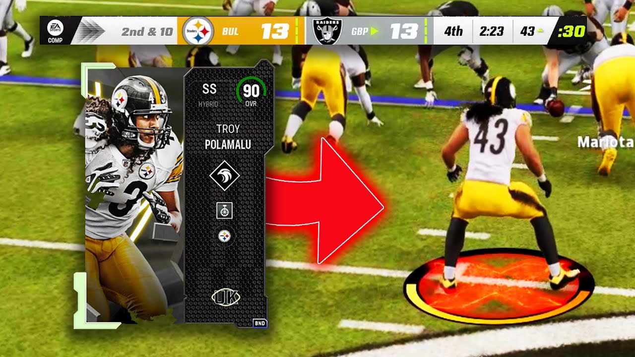 TROY POLAMALU IN WEEKEND LEAGUE SHUTDOWN EVERYTHING 😈 - Madden 23