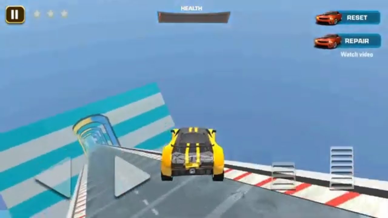 Mega Ramp Car Stunts Racing Impossible Tracks 3D #2   Android Gameplay mov