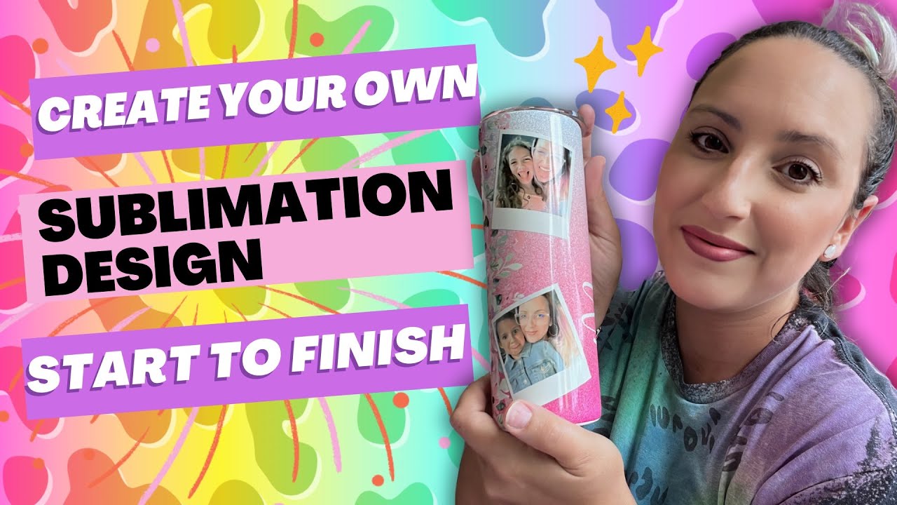 Используйте Canva и Creative Fabrica для создания собственного стакана для сублимационной печати ...