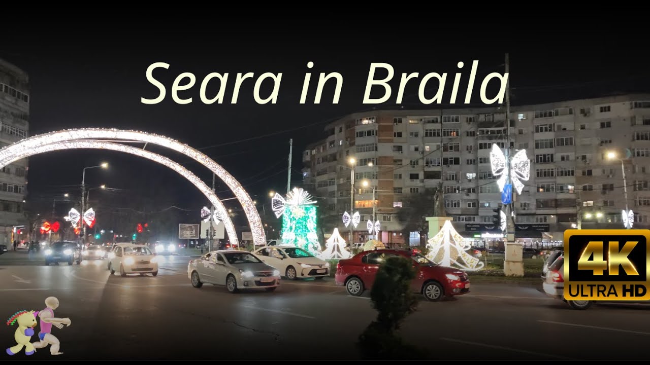 [🇷🇴Romania ] Evening walk in Braila | 4K