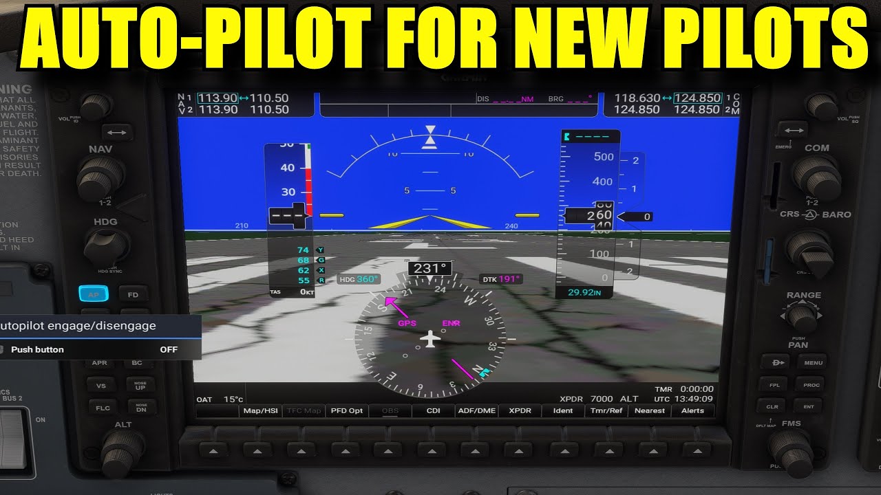 FS2024: Основы авиасимуляторов | Видео 3 — Руководство по автопилоту для начинающих пилотов!