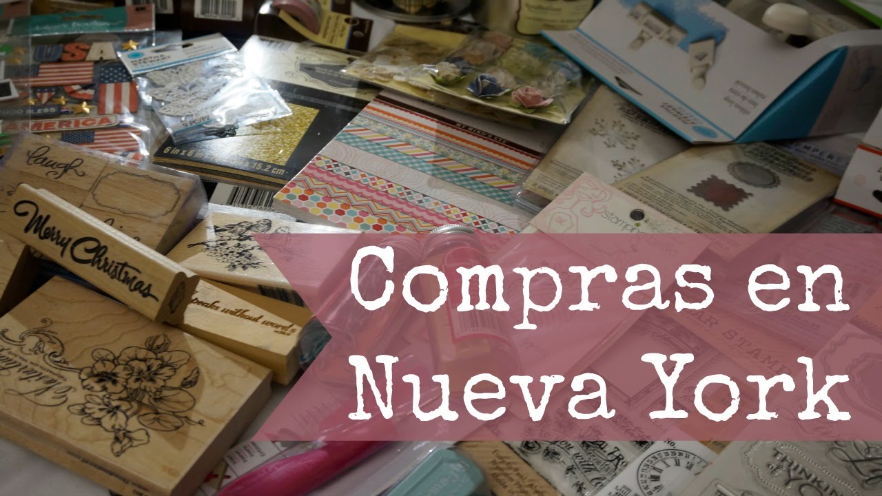 Scrapbooking Nueva York- Mis compras