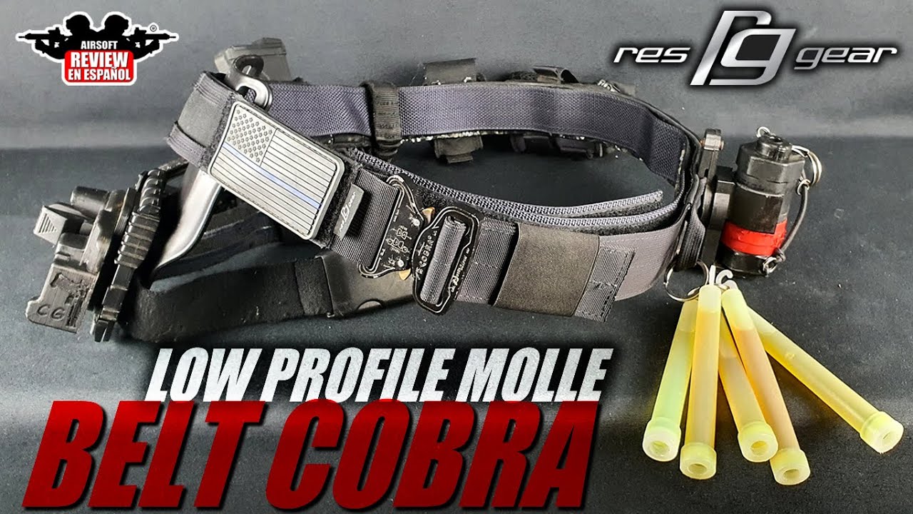 El mejor cinturón que he probado ❗ RESGEAR LOW PROFILE MOLLE BELT COBRA | Airsoft Review en Español