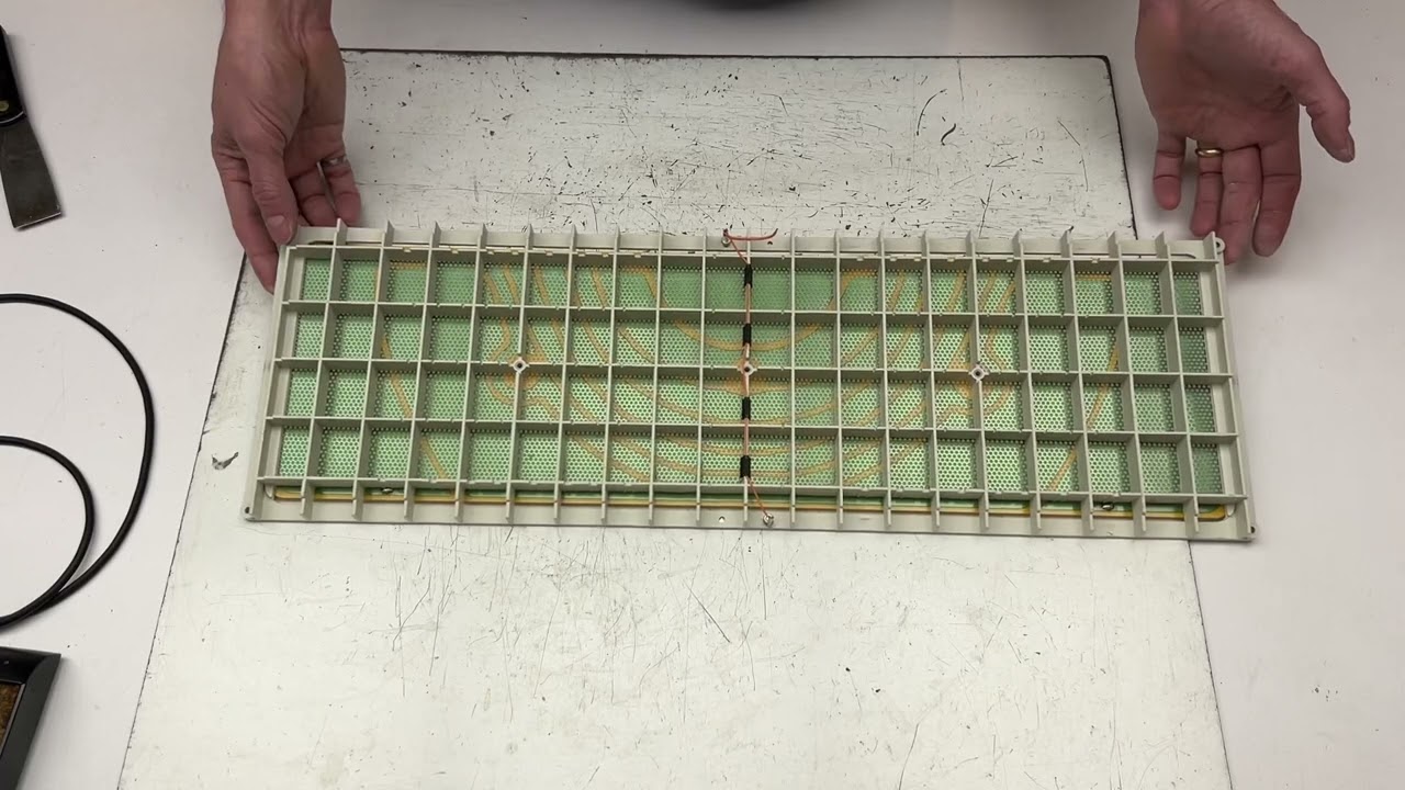Quad ESL Loudspeaker Weak Stator Glue Demonstration