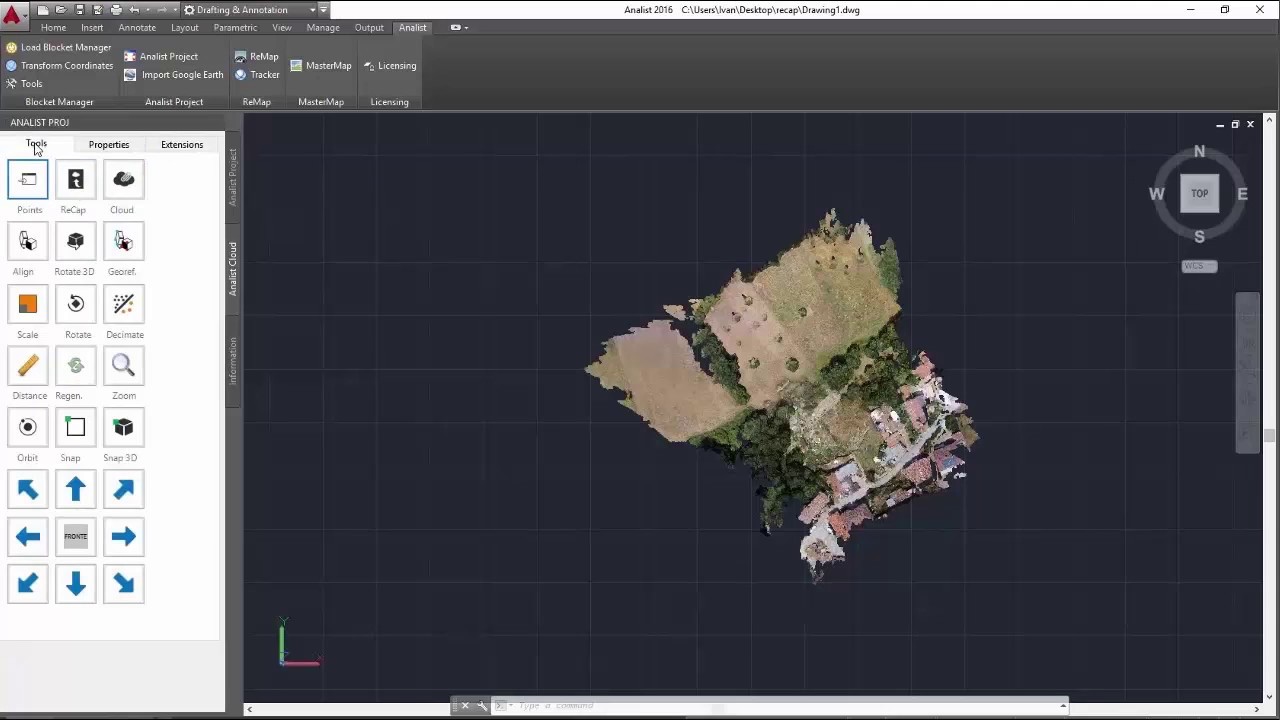 Analist CLOUD Land Survey Software Overview