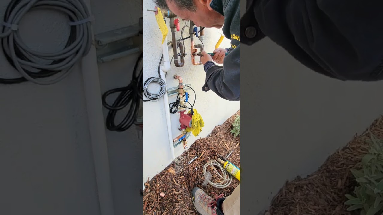 Hot Water Recirculation Pump Installation on existing Tankless Water Heater.