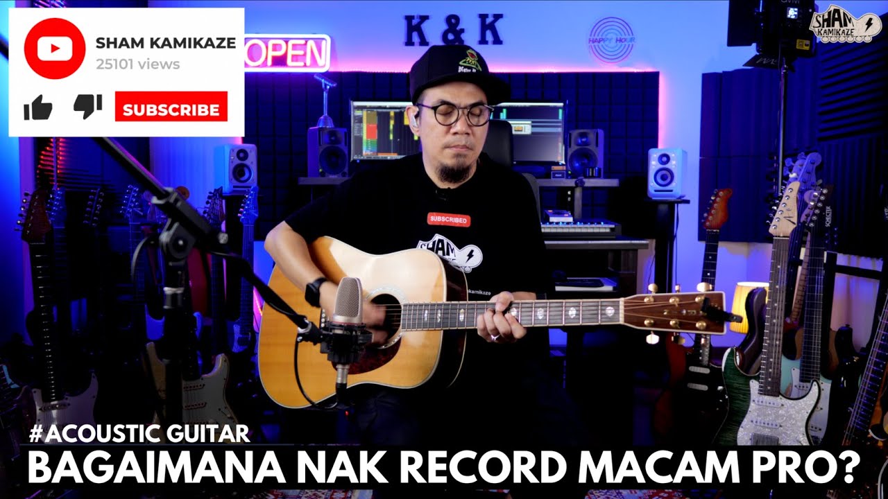 Bagaimana Nak Record Acoustic Guitar Macam Pro?