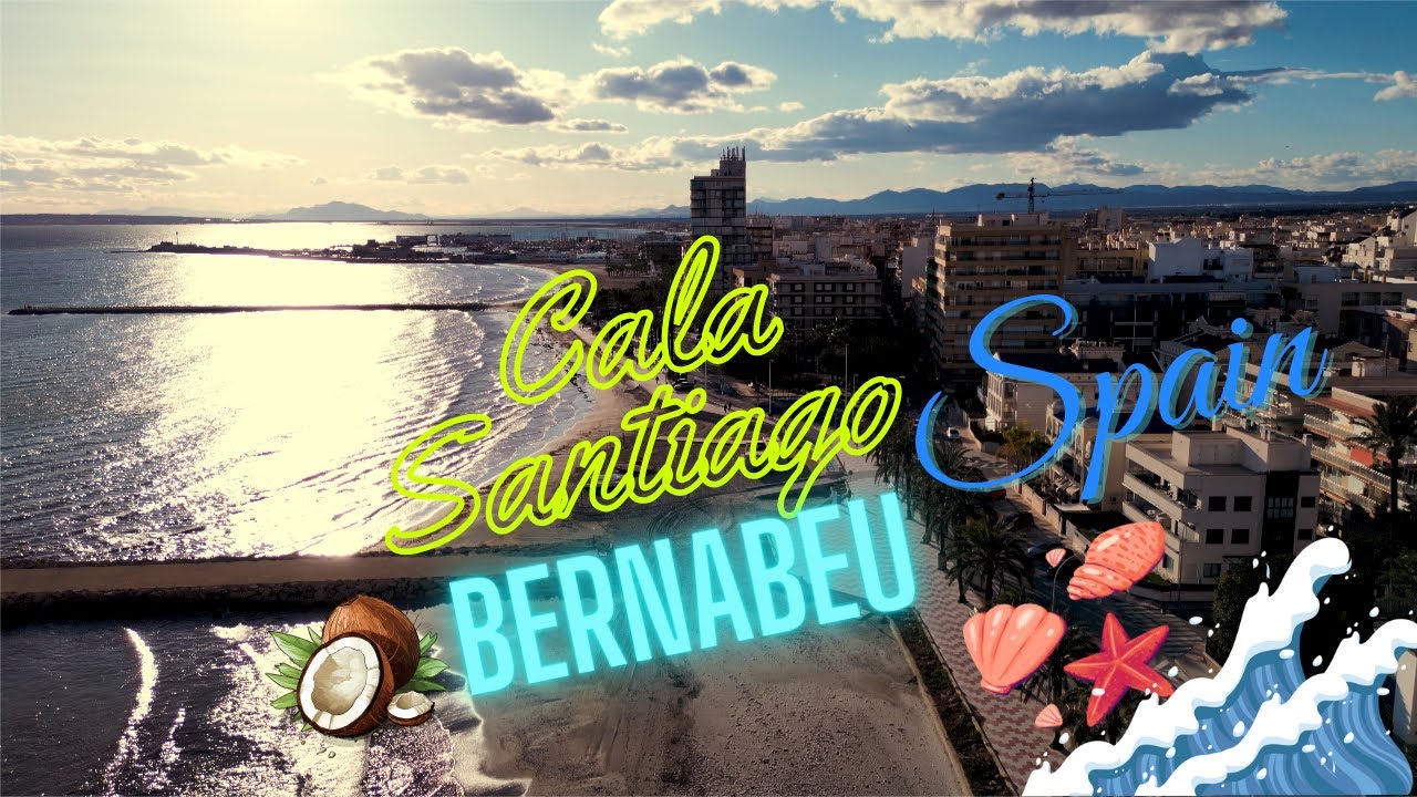 Cala Santiago Bernabeu - Spain [Drone 4k]