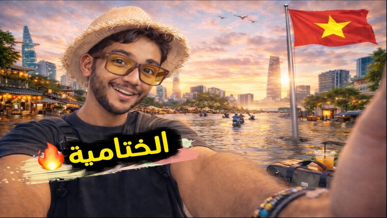 الجزء الاخير من فيتنام امطار وفيضانات + وعشت الجو الحقيقي 😳🇻🇳