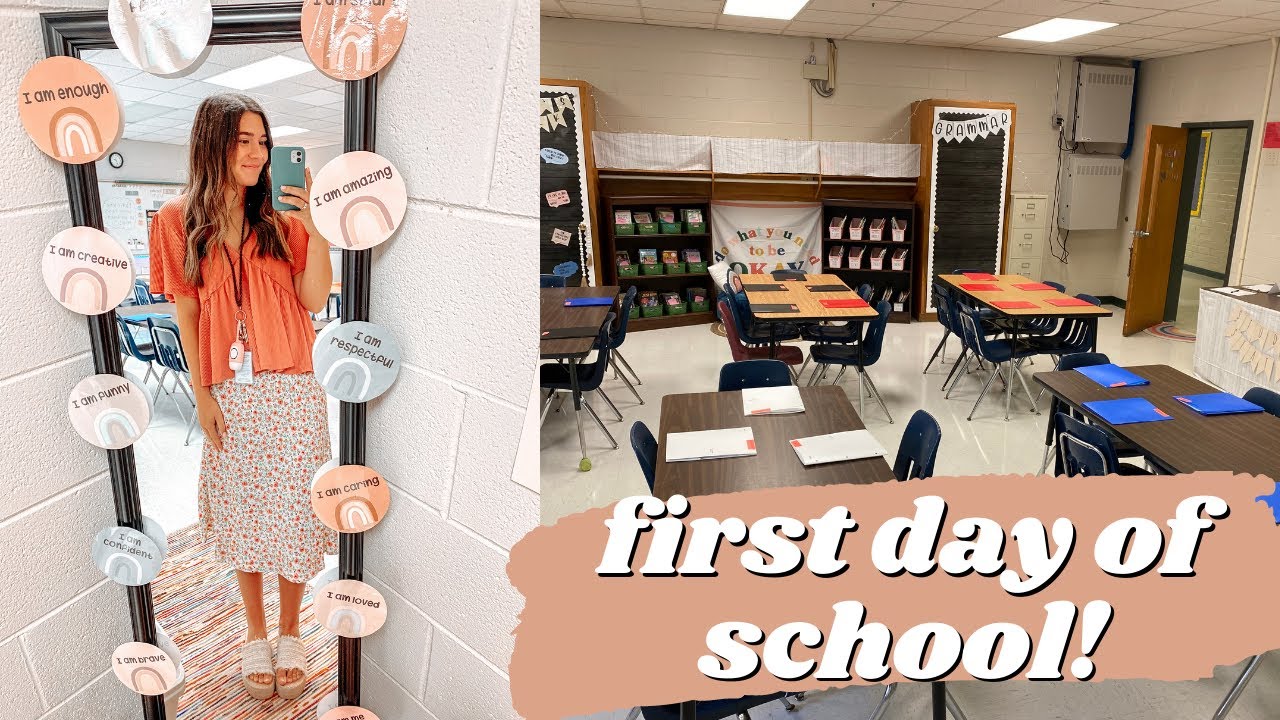 FIRST DAY OF SCHOOL VLOG!! // first year teacher 2021-2022