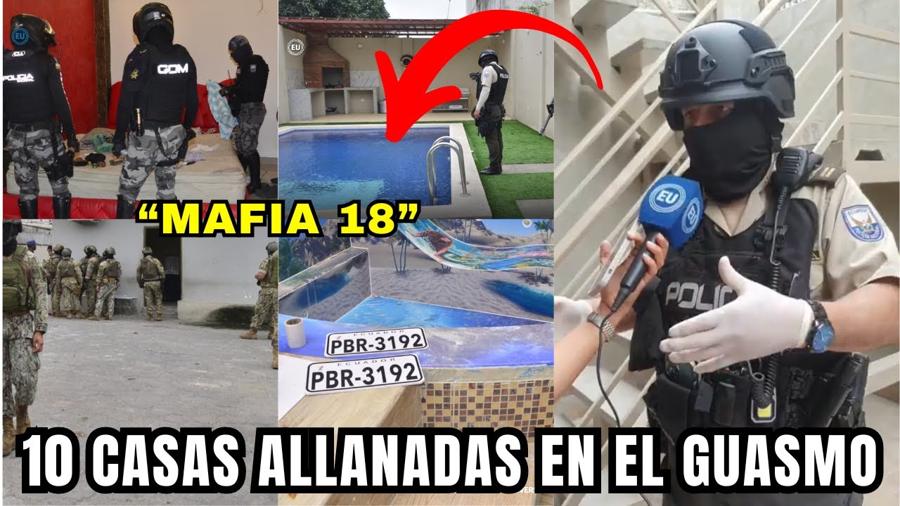 Policía Nacional allana 10 casas pertenecientes a la Banda “Mafia 18”