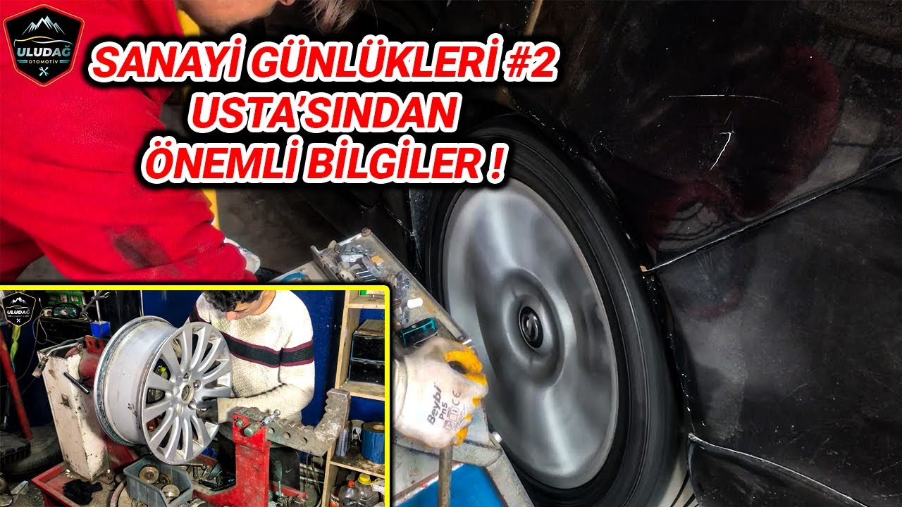 BU ARABA BU HALDE UZUN YOLA NASIL ÇIKSIN ! (Rot Balans Ayarı ve Jant Düzeltme Opel İnsignia )