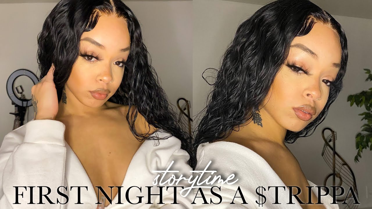 wig install + storytime | how I became a stripper/first night | ALLOVE HAIR