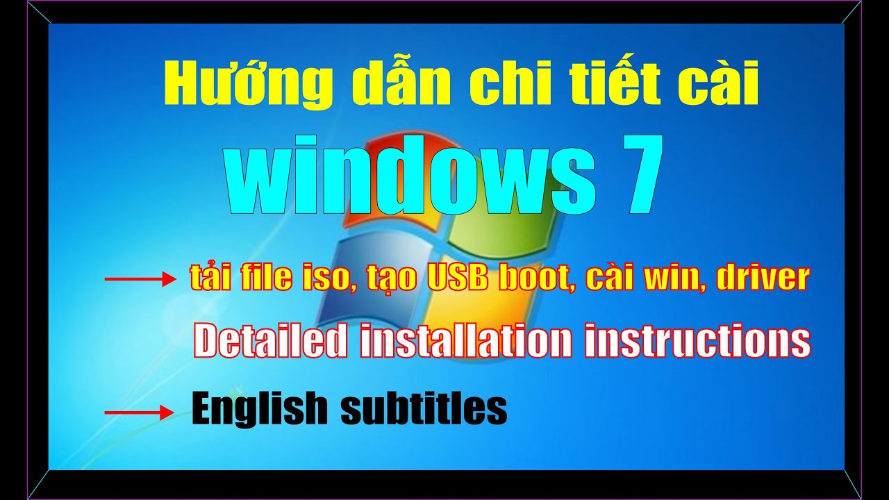 Hướng dẫn cài win 7 chi tiết | Detailed instructions for installing Windows 7 | Kiến Thức Máy Tính