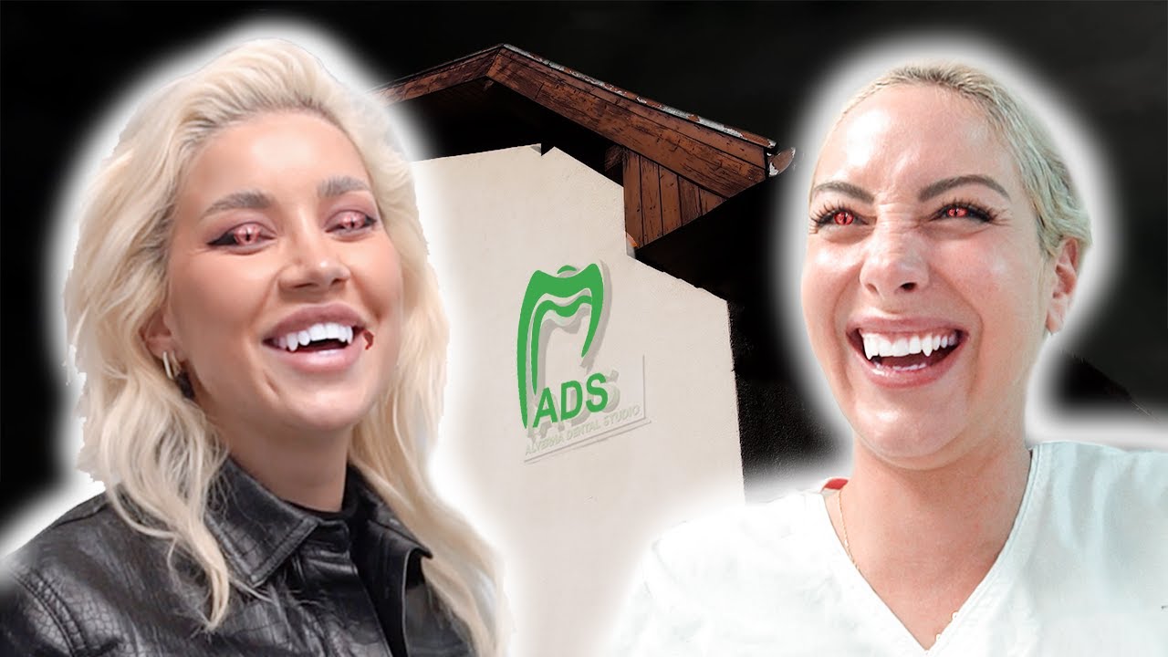 DENTIȘTI CARE IȘI PUN DINȚI DE VAMPIR /w @ALINA CEUSAN