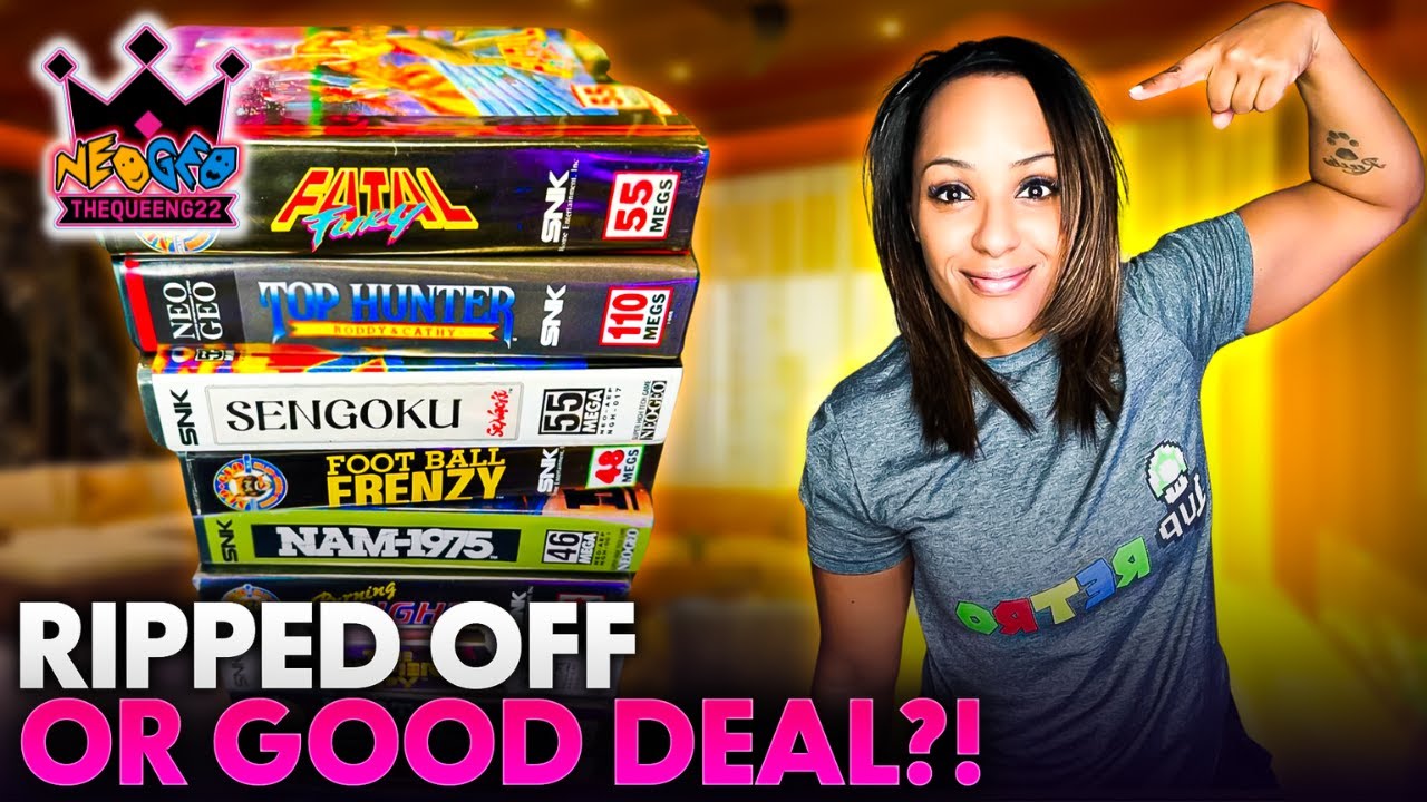 😮 He's SELLING His ENTIRE Neo Geo Collection!  I picked it UP!!