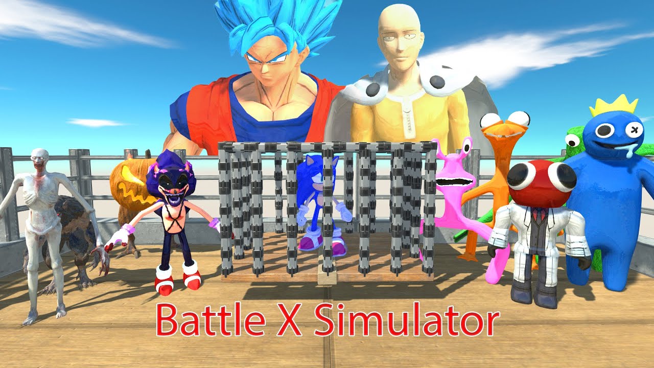 Goku And Saitama Rescue Sonic from Xenophanes - Animal Revolt Battle Simulator