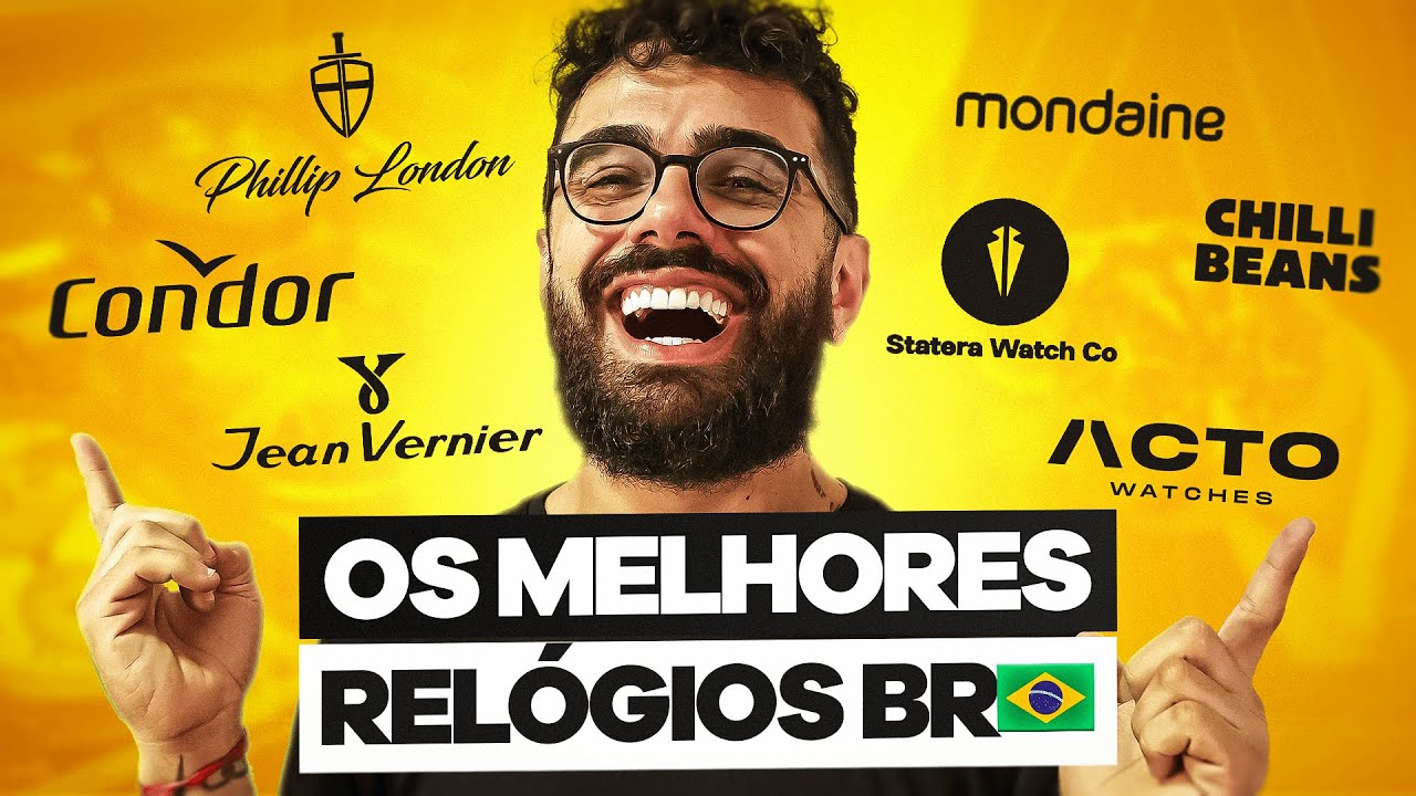 12 MELHORES MARCAS BRASILEIRAS DE RELÓGIOS (que você tem que conhecer)