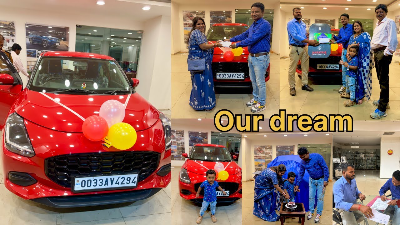 Bahut dina ra swapna aji pura kale mo swami Thanks hubby finally new member added in our family 🧿🚗