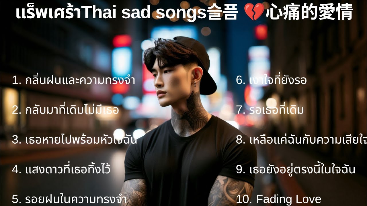 💔รวมเพลงแร็พเศร้าเสียใจ Thai Sad Rap songs 2025 |47| Emotional Thai Rap | Rap | 태국 슬픈 랩 노래💔泰國悲傷饒舌歌曲
