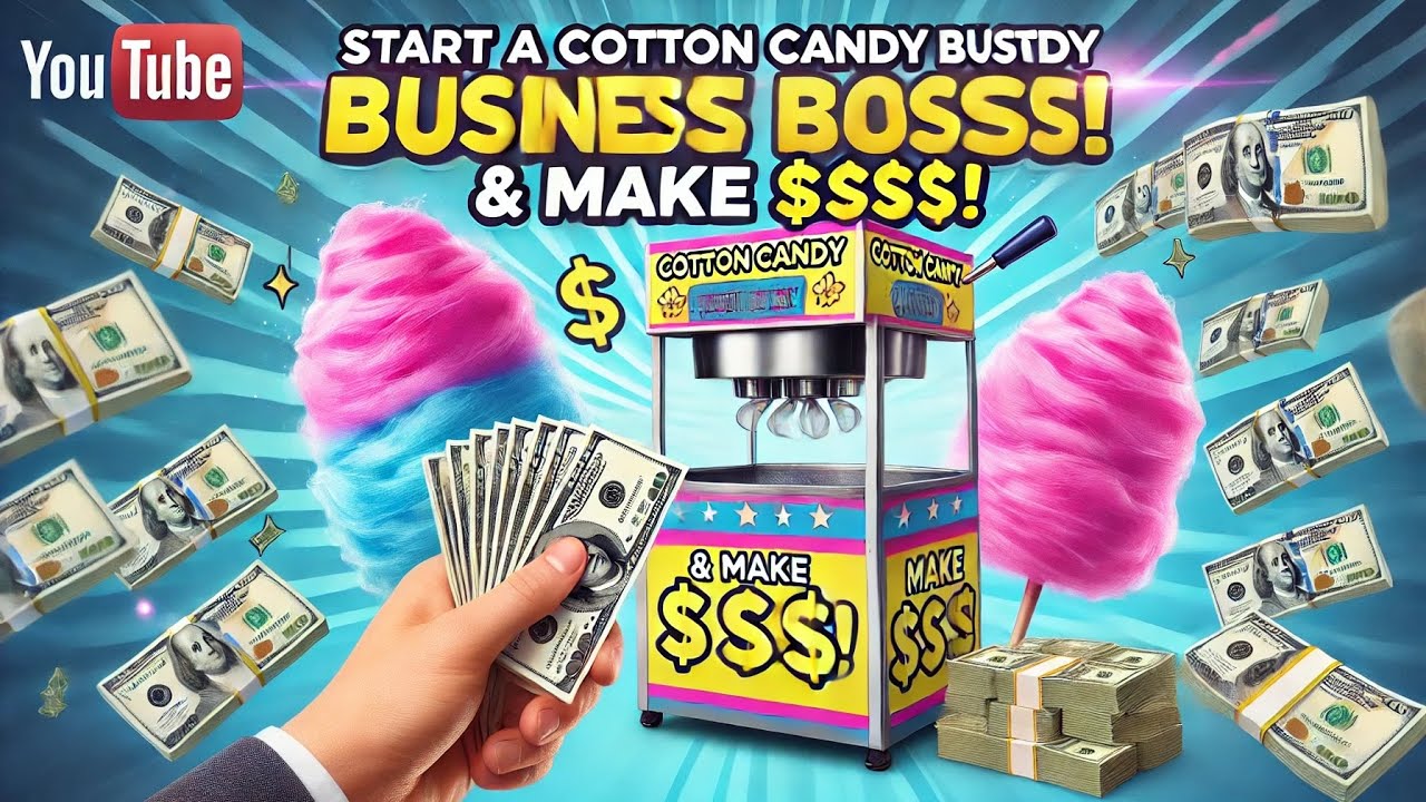 How to Start a Cotton Candy Business in 2025 (Make $500 WEEKLY)
