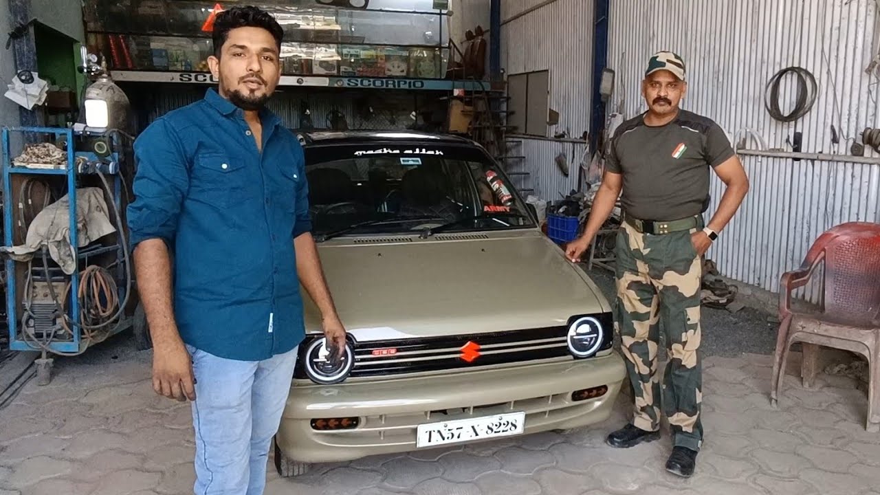 Maruti 800 car giril modified And ristoretion #wasim creation