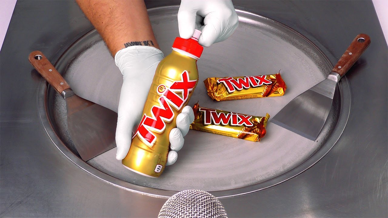 Twix + Twix Drink - 30° = Ice Cream Rolls
