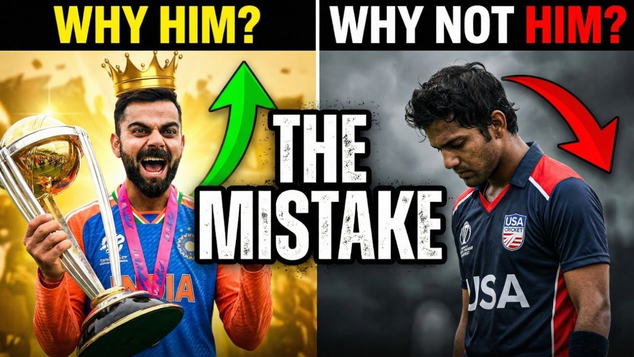 The Lost Generation: Why Unmukt Chand Failed & Virat Kohli Ruled? 🇮🇳 to 🇺🇸