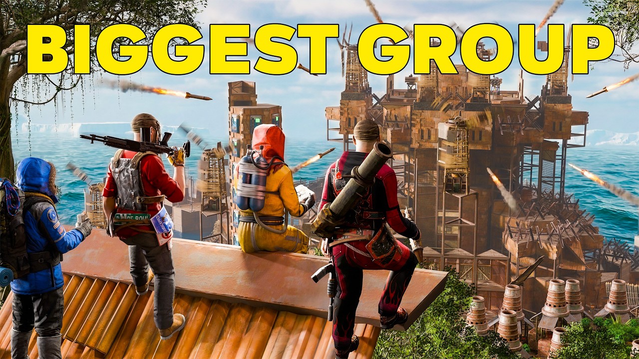 We RAIDED The BIGGEST Group On The Server As A Quad - Vanilla Rust