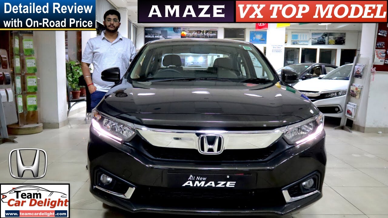 Honda Amaze VX Detailed Review with On Road Price,Features,Interior | Amaze VX Top Model 2019