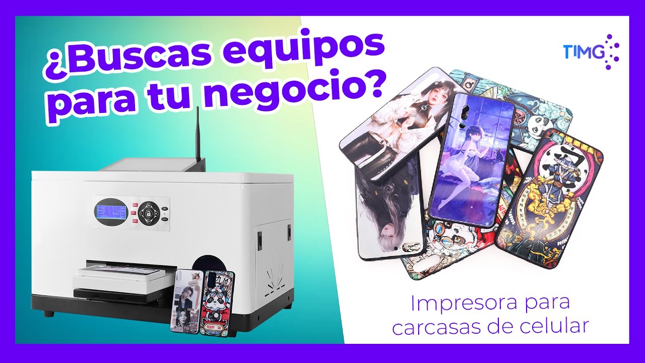 Plotter UV Modelo PC1 para Carcasas de celulares
