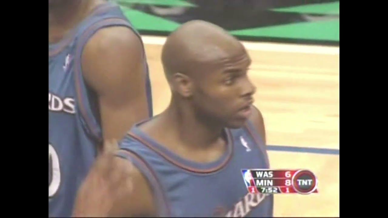 2006 NBA Season Washington Wizards @ Minnesota Timberwolves - 2005/11/17 (Arenas33p; Garnett25p)