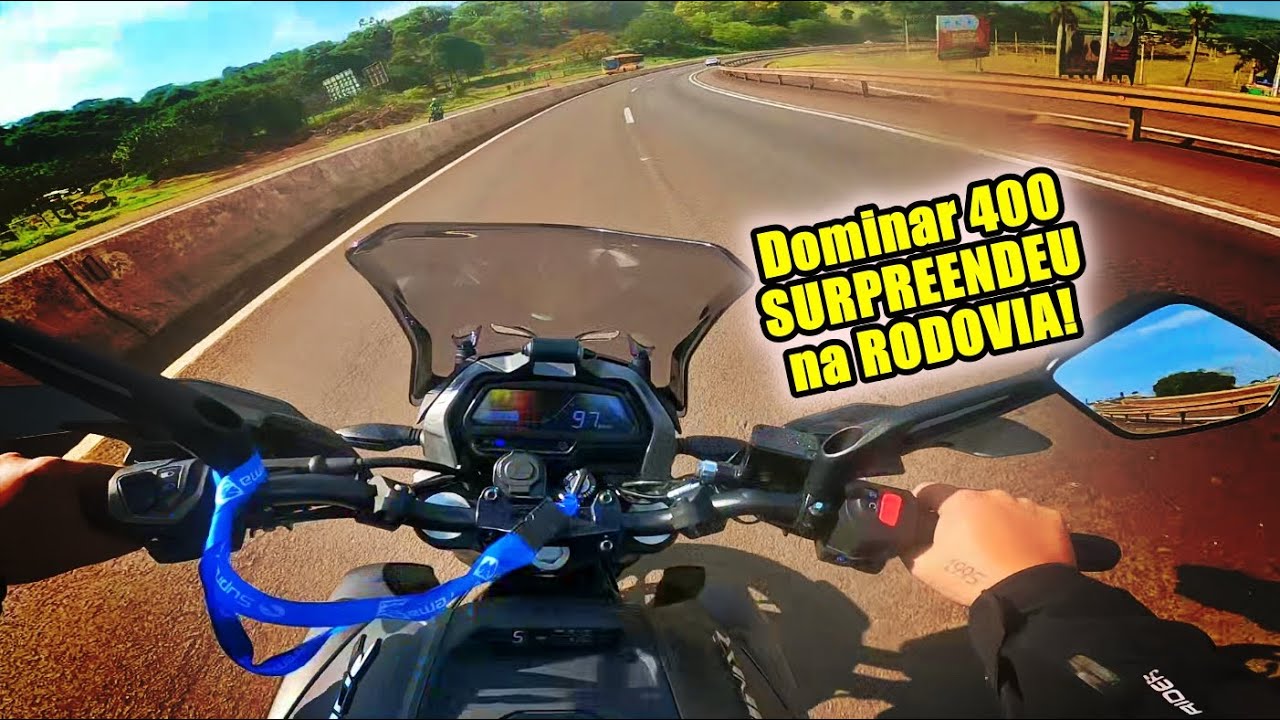 BAJAJ DOMINAR 400 NA RODOVIA... Essa moto é um CANHÃO 💥