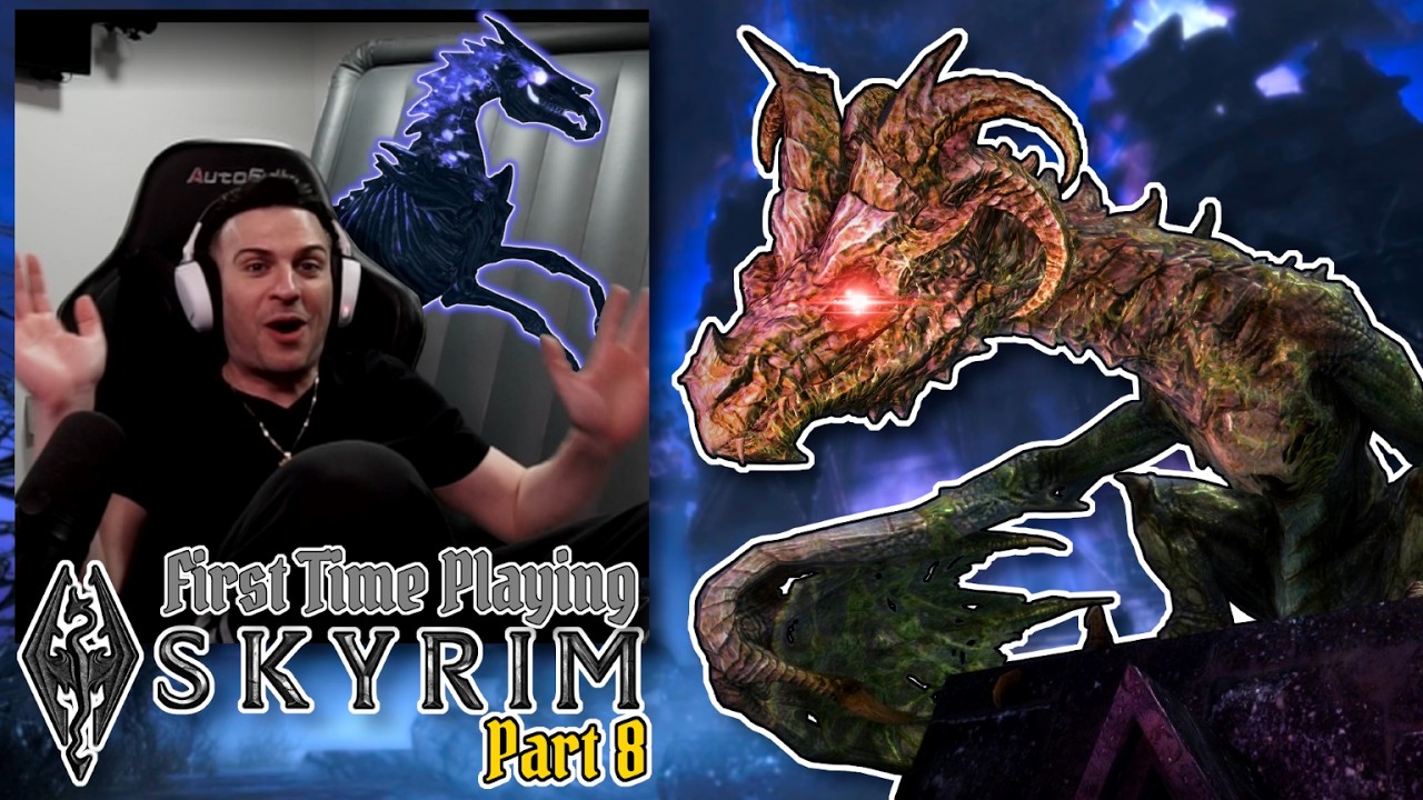 I Can Form an Alliance with a DRAGON? - First Time Playing Skyrim Part 8