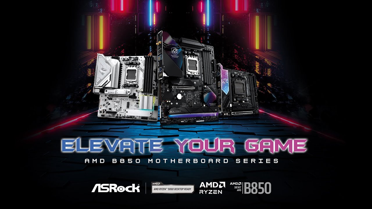 AMD B850 Series Motherboards - Elevate Your Game with Unmatched Performance｜ASRock