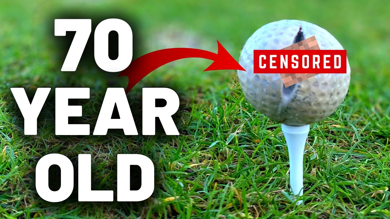 Playing with a 70 YEAR OLD GOLF BALL (SHOCKED)